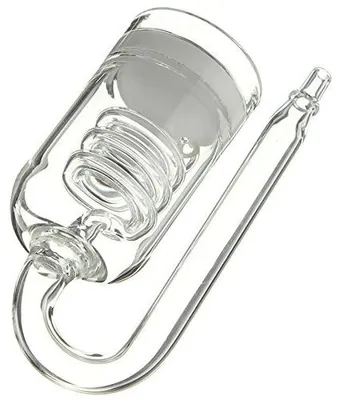 CO2-Diffusor für Aquarien 60–300 l, Glas, mit Blasenzähler