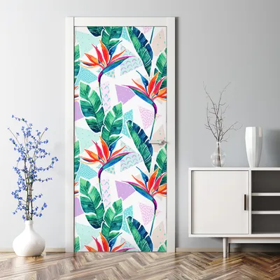 Produktbild von Dekorative Türposter selbstklebend Wandaufkleber Türaufkleber Abstraktes Aquarell 85 x 200 cm