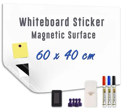 Obrázok produktu pre Magnetické tabule na stenu, rozmery 60 x 40 cm