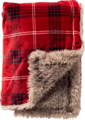 Produktbild von Textino Wohndecke Christmas 140x180 cm Rot