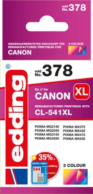 Produktbild von edding Tintenpatrone EDD-378 3-farbig Canon CL-541