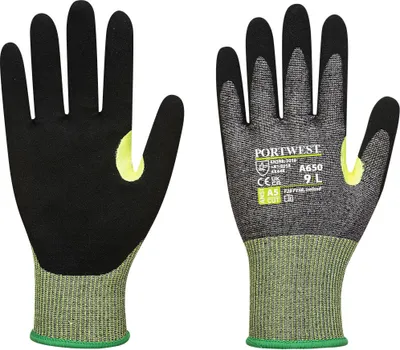 Produktbild von Portwest A650 CS VHR15 Nitrilschaum-Schnittschutzhandschuh Grey/Black Gr. XL
