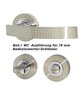 Produktbild von Türbeschlag 1354-W R WC Türgriffe Türdrücker Türklinke Türbeschläge