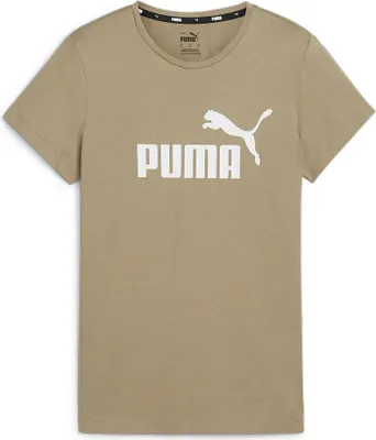 Produktbild von Puma Ess Logo Kurzarm-t-shirt Beige 2XS Frau Beige 2XS