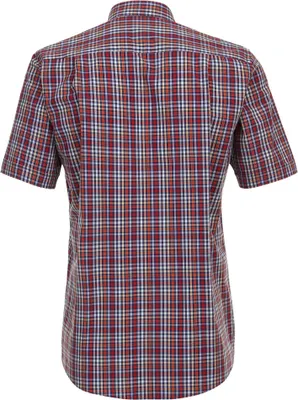 Produktbild von Redmond - Comfort Fit - Herren Freizeithemd Kurzarm Hemd (241060999), Größe:M, Farbe:Rot(50)