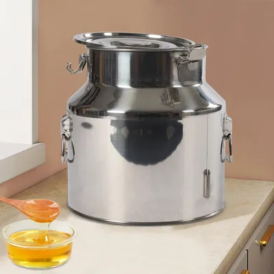 Image de Boîte à pain en acier inoxydable, réservoir, 2500 ml, pour riz, eau et huile