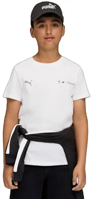 Immagine prodotto di T-shirt Puma BMW M Motorsport per bambini, con logo, taglia 2, codice prodotto 62753302