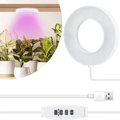 Productafbeelding van Plantenlamp met Volledig Spectrum en 10 Helderheidsinstellingen voor Optimale Groei