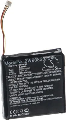 Produktbild von vhbw Akku kompatibel mit Sigma Rox 11 GPS Fahrradcomputer Radcomputer (700 mAh, 3,7 V, Li-Ion)