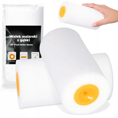 Produktbild von TRCR Schaumstoff Farbwalze 15cm Ersatzrolle für Wände