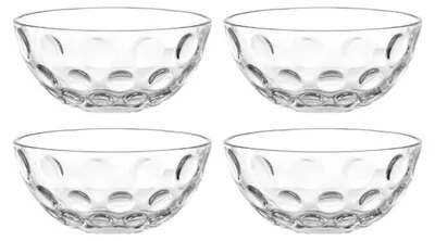 Image de Leonardo Bols CUCINA OPTIC, set de 4, bol, saladier, verre, 14 cm, 066352
