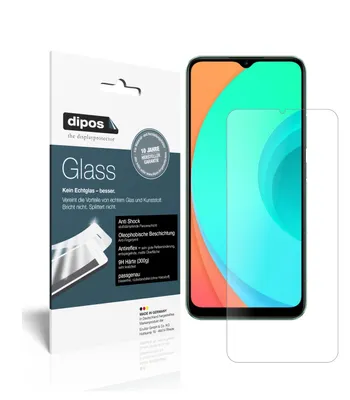 Produktbild von 1x Schutzfolie für Oppo Realme C11 matt - Anti-Shock 9H Folie dipos Glass Kunststoffglas