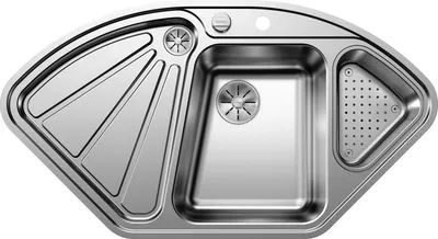 Obrázok produktu pre Blanco DELTA II-F drez 1056 x 575 mm nerezová oceľ saténový povrch 523667