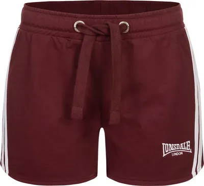 Image de Short Femme CARLOWAY Oxblood/White L Lonsdale