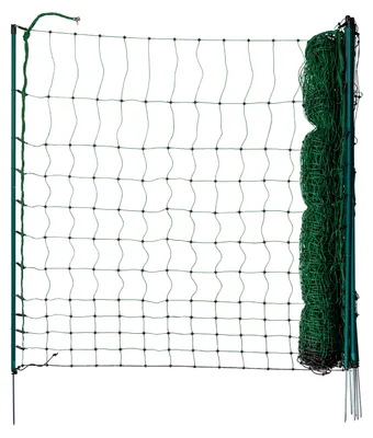 Immagine prodotto di Rete per pollame horizont ranger® security | 105 cm di altezza | 25 m di lunghezza | Punta singola | Senza conduttore elettrico La scelta ideale per garantire protezione e flessibilità in giardino e nei pascoli!
