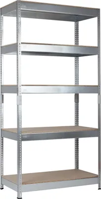 Produktbild von Schulte Steck- Schwerlastregal 200x100x50cm mit 5 Böden 300kg Fachlast