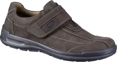 Image de JOMOS Chaussures basses en cuir pour hommes choco, doublure textile, semelle intérieure Jomos Aircomfort