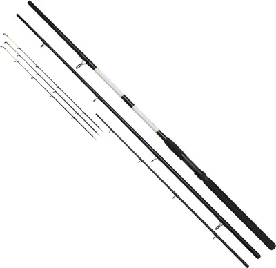 A fishing rod is shown against a white background.