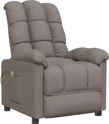 Obrázok produktu pre masážne kreslo vidaXL Taupe Fabric