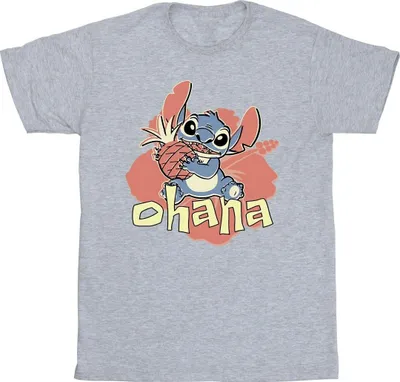 Produktbild von Disney - "Ohana" T-Shirt für Herren BI33395 (M) (Grau)
