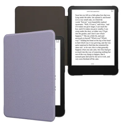 Produktbild von kwmobile Hülle kompatibel mit Amazon Kindle Paperwhite (2024)/Colorsoft - Nylon eReader Schutzhülle Cover Case - Lavendel