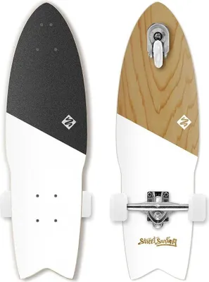 Zdjęcie produktu dla Street Surfing Shark Attack Koa 30" Surfskate White 76 cm
