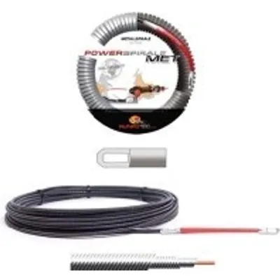 Produktbild von RUNPOGLEITER Metall-Kabelzugspirale 4mm 25m für Installationsrohre mit Power Gleiter