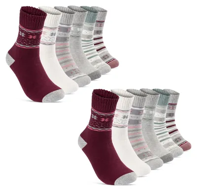Produktbild von THERMO Socken Damen 35-38 Warme Dicke Wintersocken Damen Baumwolle Frottee 38204