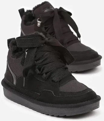 Produktbild von Damen Gefüttert Sneaker Isoliert Winterschuhe Freizeitschuhe Terea Schwarz Gr.38