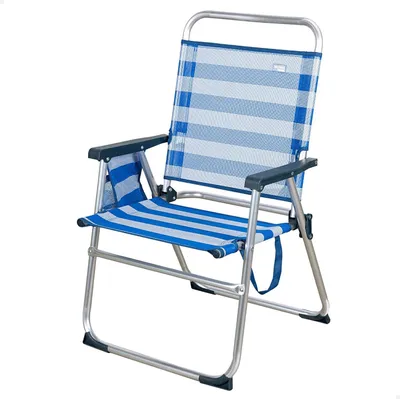 Produktbild von Famanu Faltstuhl Robustes Aluminium 56 x 50 x 88 cm - Leichter und Tragbarer Strandstuhl