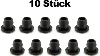 Produktbild von 10 Stück Fahrrad Rahmen Kabel Führung Durchgangs Schutz Stopfen 6 mm