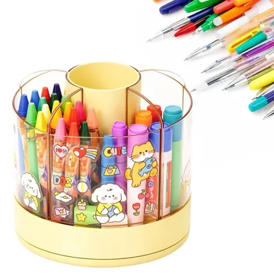 Obrázek produktu pro Otočný organizér na pera s 6 přihrádkami