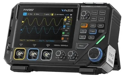Produktbild von FNIRSI 2D15P 3-in-1 Portables Oszilloskop mit Multimeter und Signalgenerator, 4,3 Display, 100 MHz