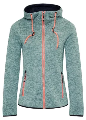 Produktbild von Nordberg Elise Fleeceweste – Damen – Grün Melange - Größe XL