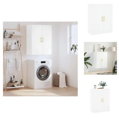 Obrázok produktu pre vidaXL Nástenná skrinka biela 69,5x34x90 cm - Príborníky