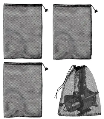 Productafbeelding van 3 Stuks Filterbeugels voor Aquarium en Tuinpomp (40 x 30 cm, Zwart)