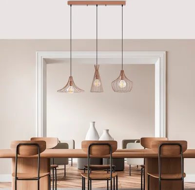 Produktbild von Opviq, Mezopotamya- Mezopotamya NOR, Kupfer, Kronleuchter, 110 x 37 cm, Metallkörper