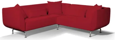 Produktbild von Dekoria Bezug für Strömstad 3+2-Sitzer Sofa, rot, Bezug für Stromstad 3+2-sitzer