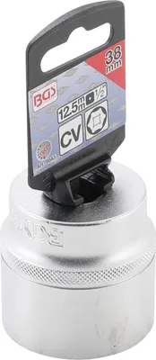 Image de BGS technic 12,5 mm (1/2 pouce) SW 38 mm - Douille six pans - argent