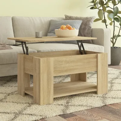 Produktbild von vidaXL Konferenčný stolík Sonoma Oak 79x49x41 cm Materiál dreva