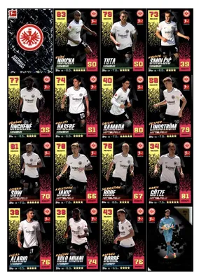 Produktbild von Topps Match Attax - 2022/23 - Mannschaftspaket - Eintracht Frankfurt