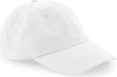 Produktbild von Beechfield B652N | Organic Baumwolle 6 Panel Dad Cap - Farbe: White - Größe: One Size
