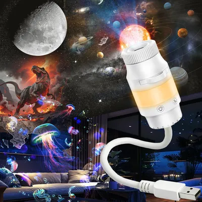 Sterrenhemel Projektor 2-in-1 HD Nachtlicht Galaxie