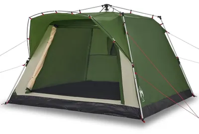Immagine prodotto di vidaXL Tenda da campeggio 4 persone verde sgancio rapido