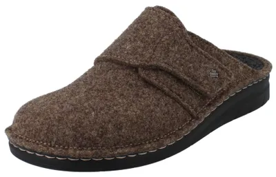 Produktbild von FINN COMFORT Zams Herren Hausschuhe Clog braun Wollfilz - Größe: 44