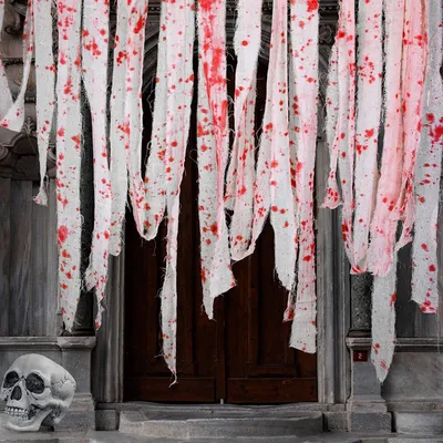 Produktbild von 25M Halloween Blutband - Gruselige Dekoration für Halloween