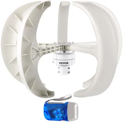 Imagen del producto de Generador eólico de 600W, 12V: turbina solar duradera y fuente de energía portátil para caravanas y barcos