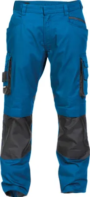 Produktbild von DASSY® Nova Arbeitshose mit Kniepolstertaschen AZURBLAU/ANTHRAZITGRAU Gr.53 Länge: MINUS