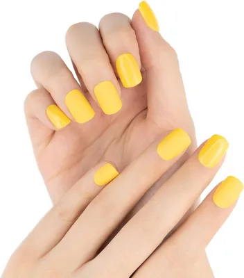 Immagine prodotto di Unghie Finte Adesive 72 Giallo Lucido E Opaco Classico