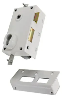 Image de Serrure 3 points 73 A2P* Sans cylindre blanc droite - BRICARD - 73071